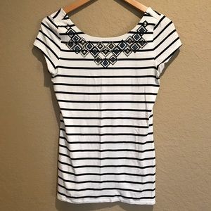 White House | Black Market Striped Top